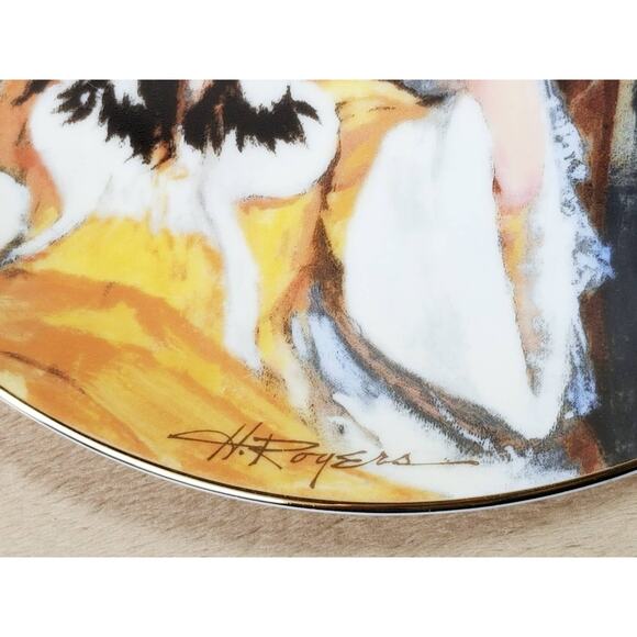 Gone With The Wind Scarlett And Rhett Honeymoon 1990 Plate Wall Decor Fine China - Picture 9 of 13